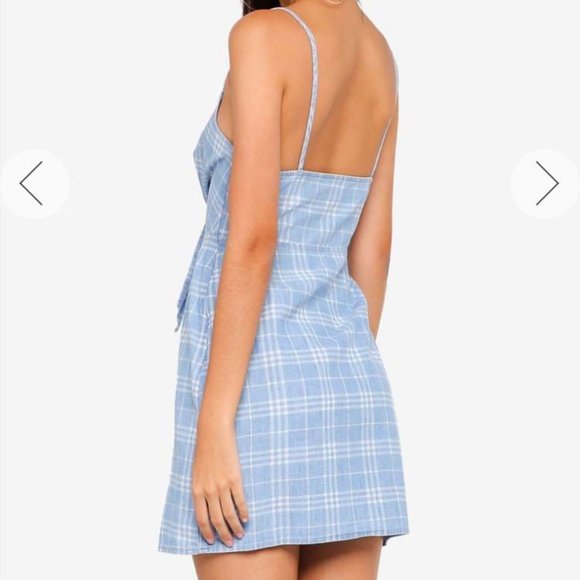 Topshop Moto light blue summer dress - Picture 2 of 4